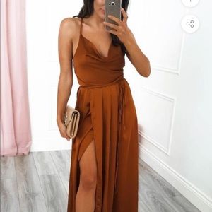 Rust bridesmaid/wedding guest dress. New!!
